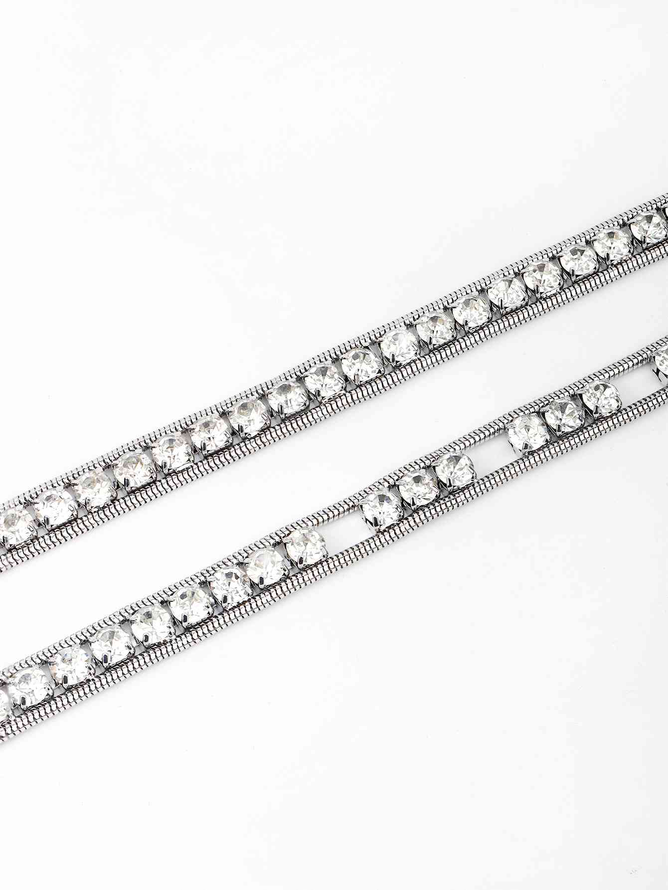 Rhinestone Metal Belt