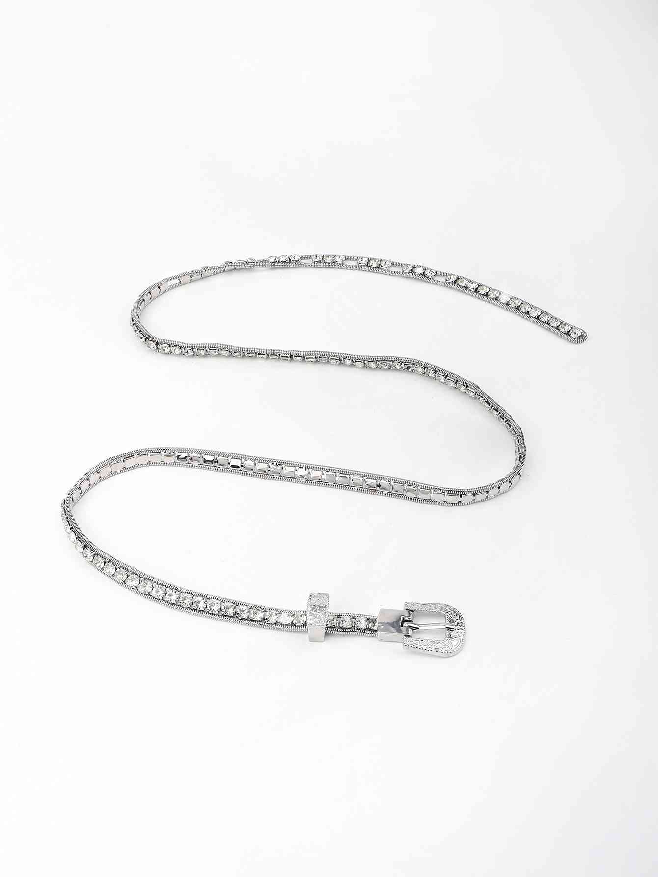 Rhinestone Metal Belt